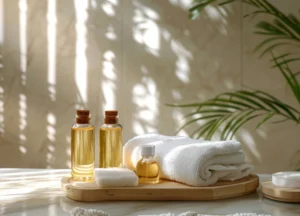 Relaxing spa room showcasing the holistic med spa difference at ReVive Skin & Scalp Therapy in Brevard County